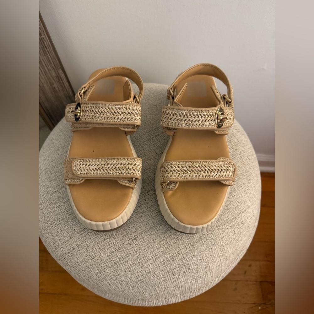 Dolce Vita Double Strap Platform Sandals Womens 7.5